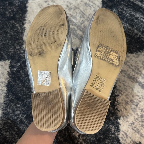 Forever 21 Metallic Silver Loafers - Picture 2 of 5